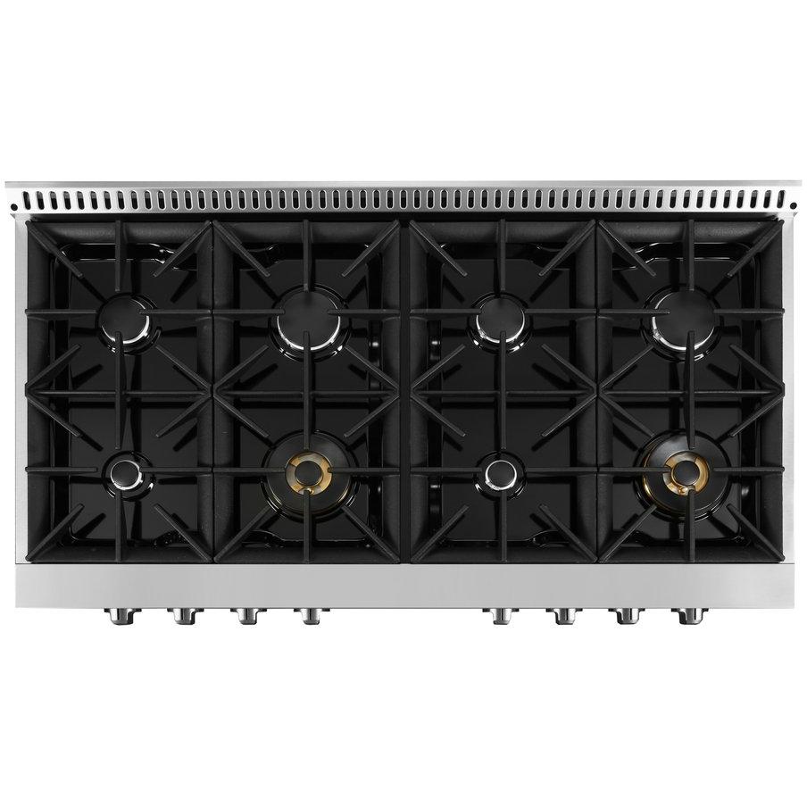 Vesta 48-inch Built-in Gas Rangetop VRG-QUEBEC-48SS IMAGE 2