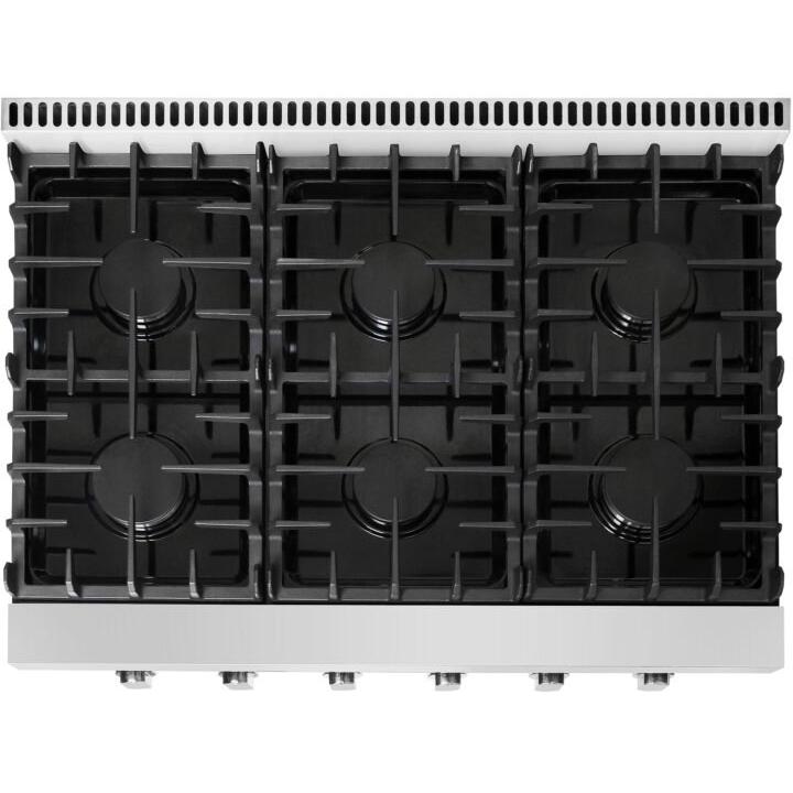 Vesta 36-inch Built-in Gas Rangetop VRG-MANITOBA-36SS IMAGE 2
