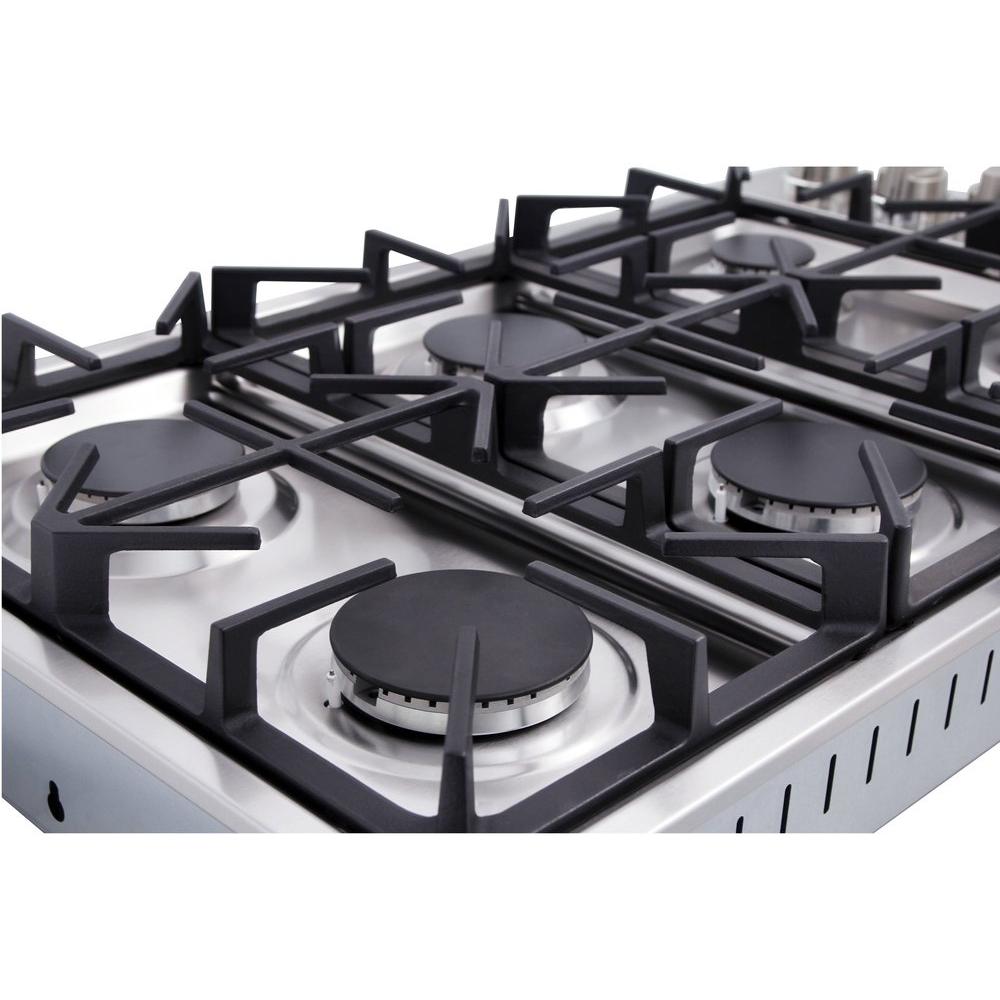 Vesta 30-inch Built-in Gas Cooktop VCG-VERMONT-30SS IMAGE 2