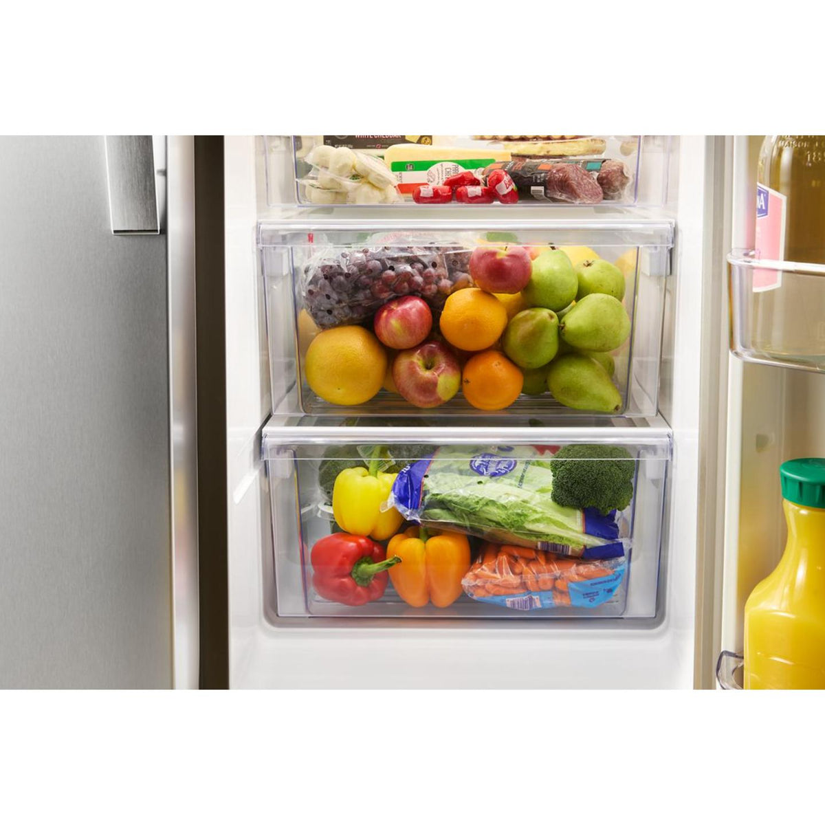 Whirlpool 36-inch, 28.7 cu. ft. Freestanding Side-by-Side Refrigerator with TruCool™ Temperature Management System WRSF5536RZ IMAGE 9