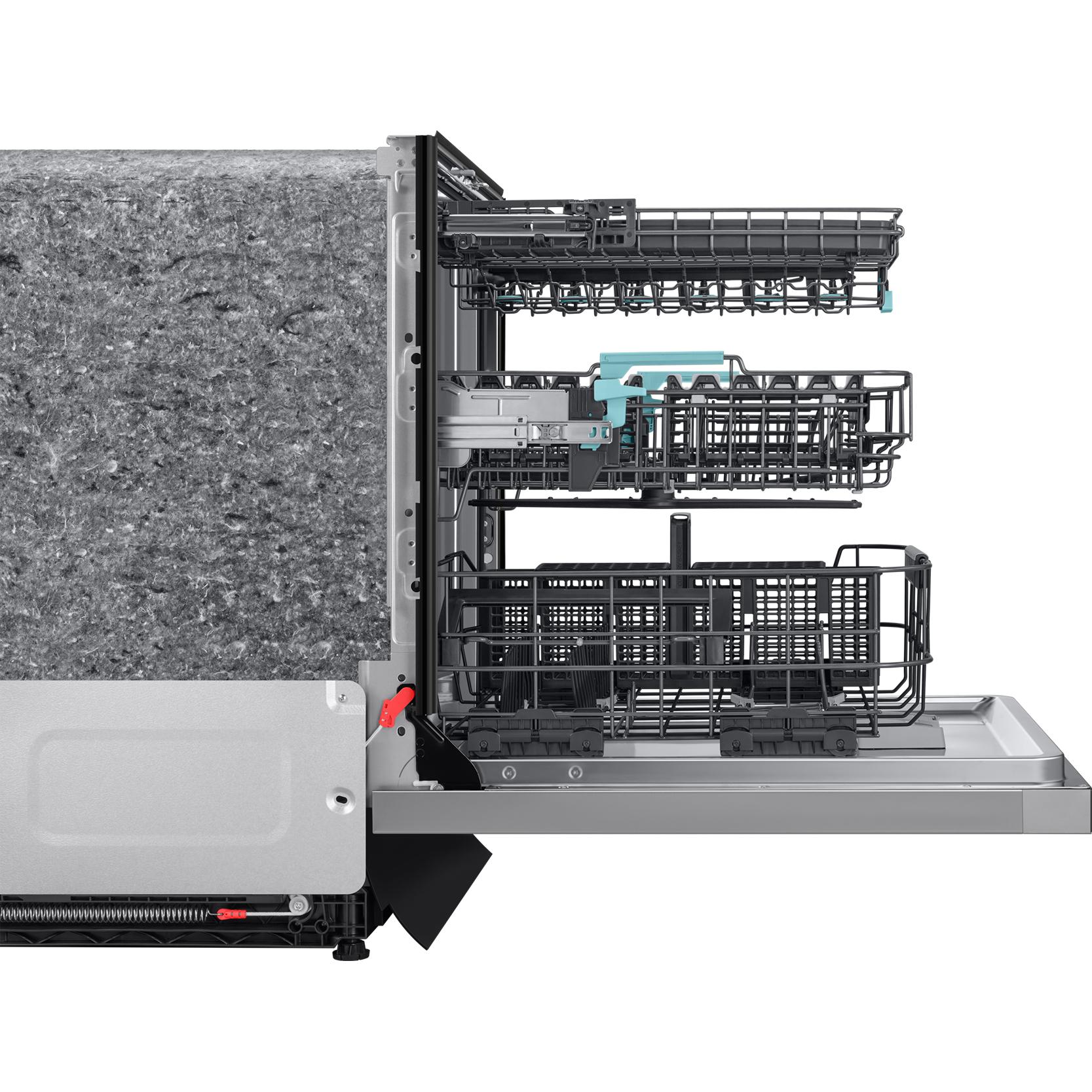Samsung Bespoke 24-inch Built-In Dishwasher with Third Rack and AI Wash DW90F89T0USRAA IMAGE 5