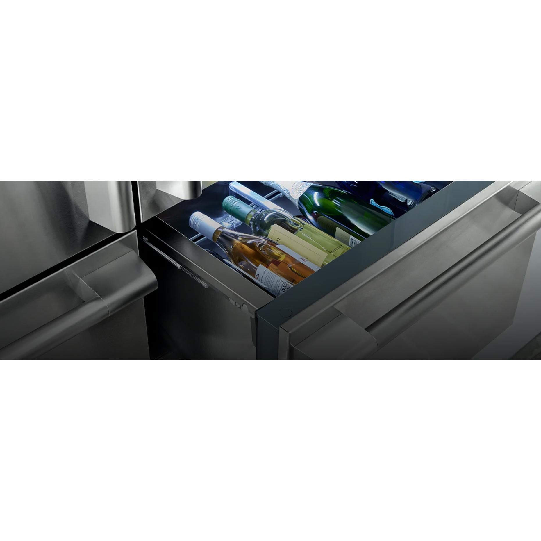 Signature Kitchen Suite 48-inch, 26 cu. ft. Built-in French 4-Door Refrigerator, Pre-Assembled SKSFD4826SP IMAGE 4