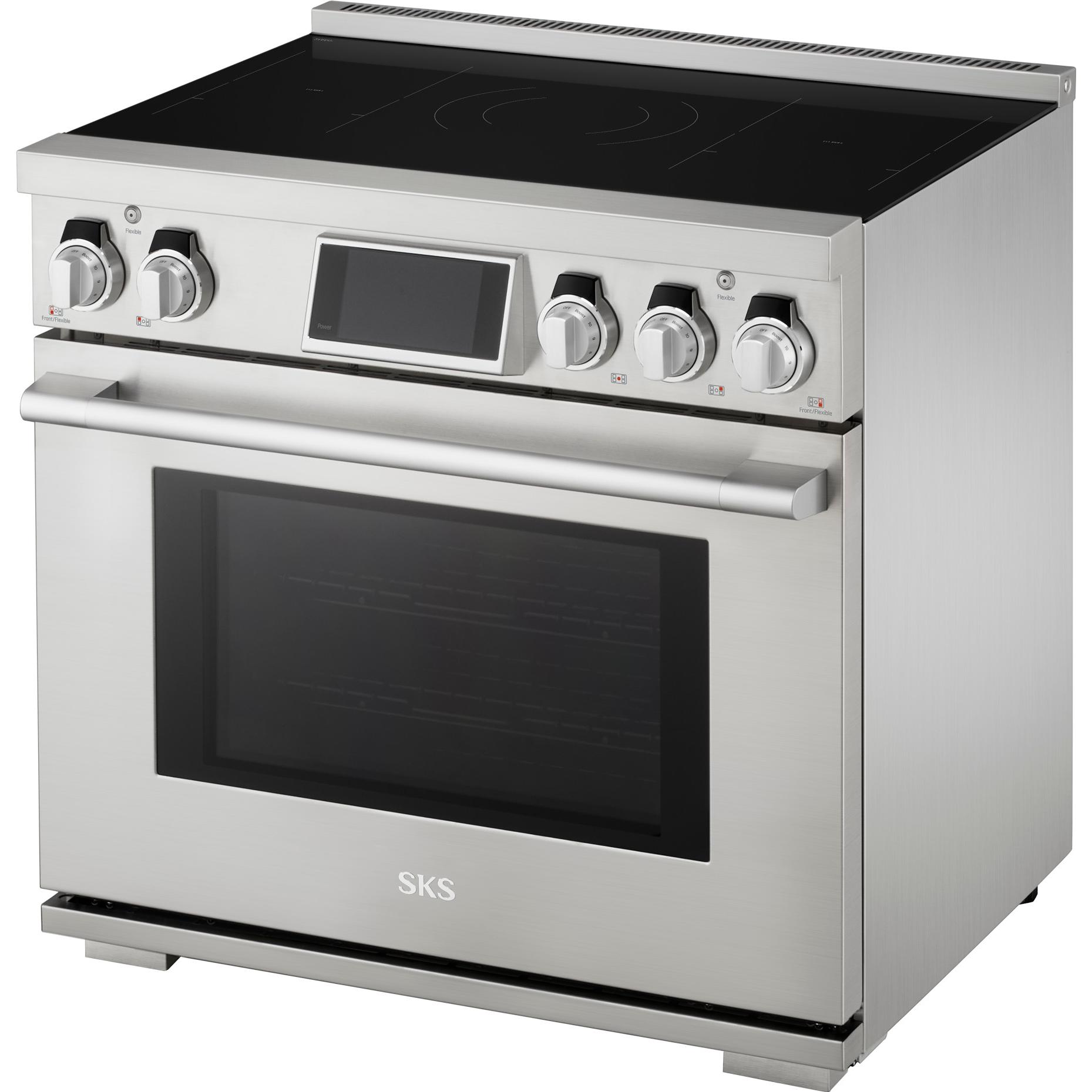 Signature Kitchen Suite 36-inch Induction Range with Wi-Fi SKSIR360IS IMAGE 17