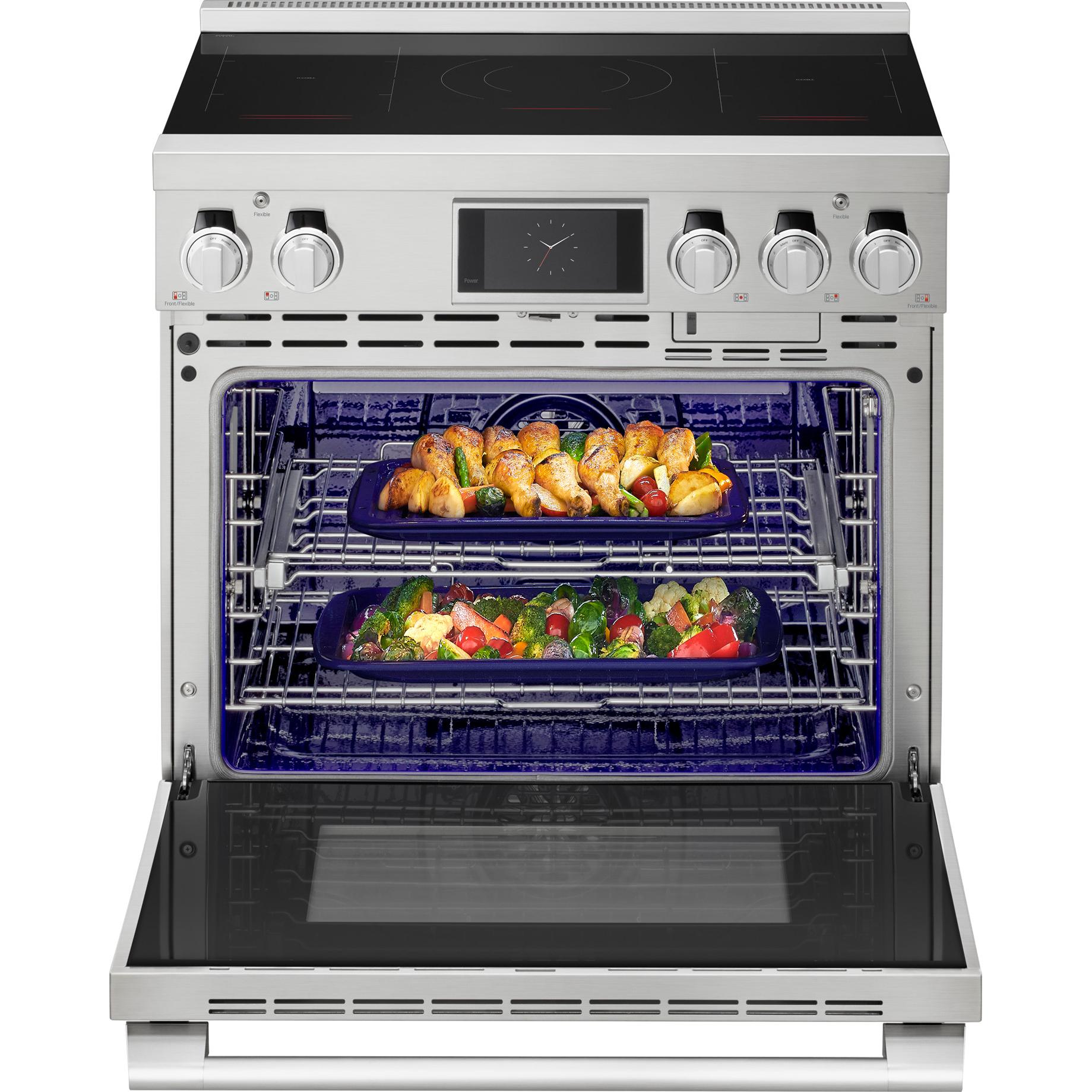 Signature Kitchen Suite 36-inch Induction Range with Wi-Fi SKSIR360IS IMAGE 2