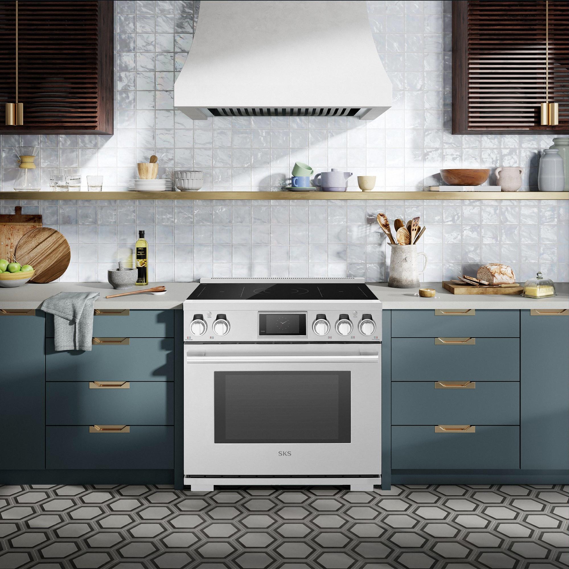 Signature Kitchen Suite 36-inch Induction Range with Wi-Fi SKSIR360IS IMAGE 20