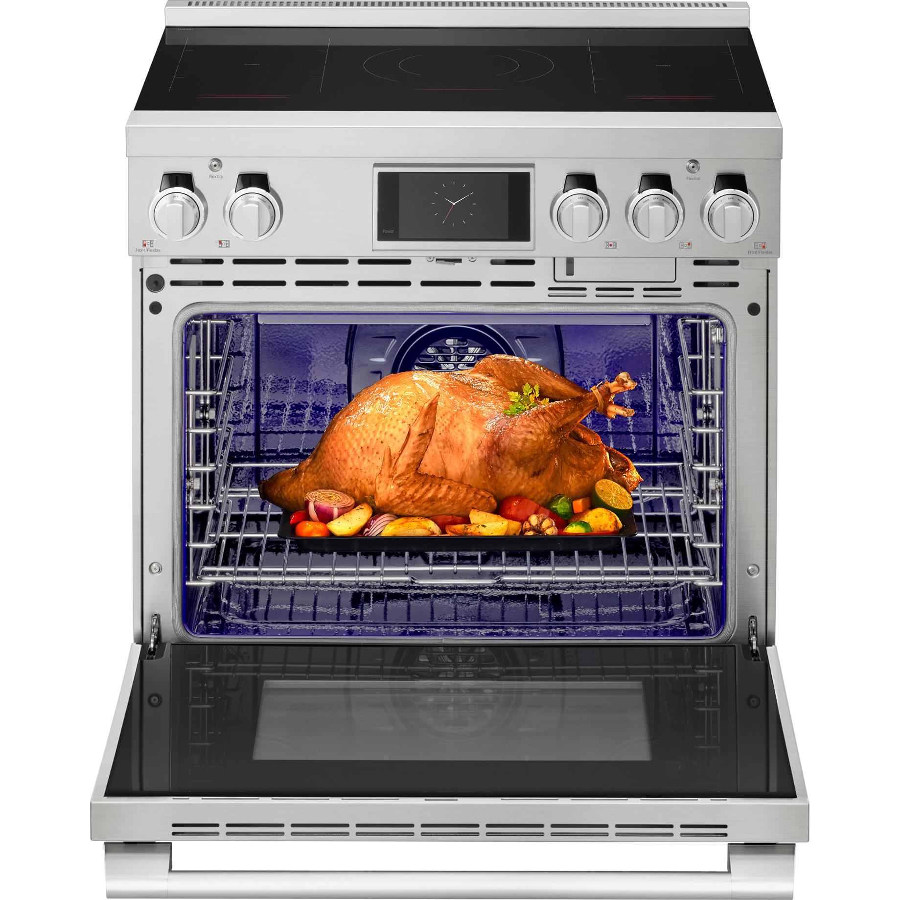 Signature Kitchen Suite 36-inch Induction Range with Wi-Fi SKSIR360IS IMAGE 3