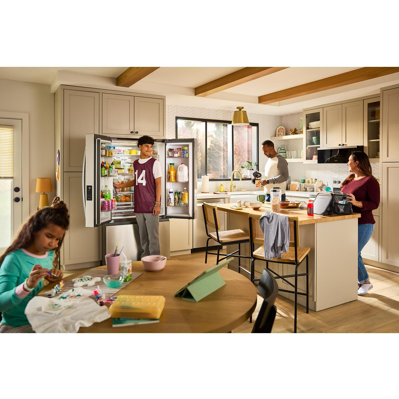 Whirlpool 36-inch, 31 cu.ft. French Door Refrigerator with Interior Water Dispenser WRFF3336SZ IMAGE 19