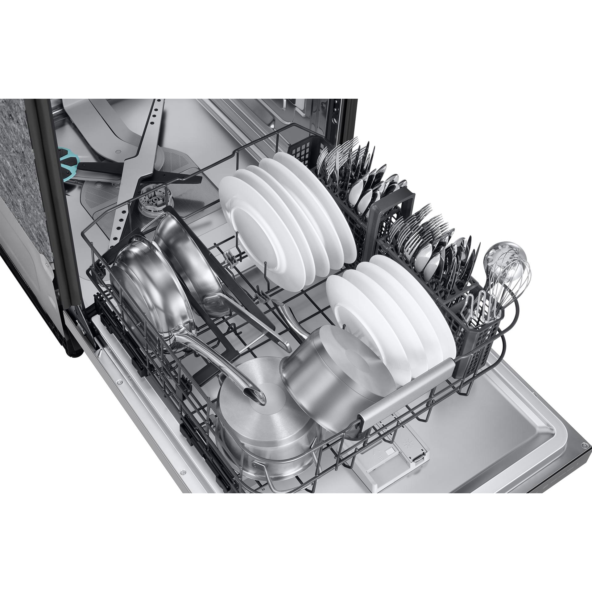 Samsung Bespoke 24-inch Built-In Dishwasher with Third Rack and AI Wash DW90F89P0USRAA IMAGE 9