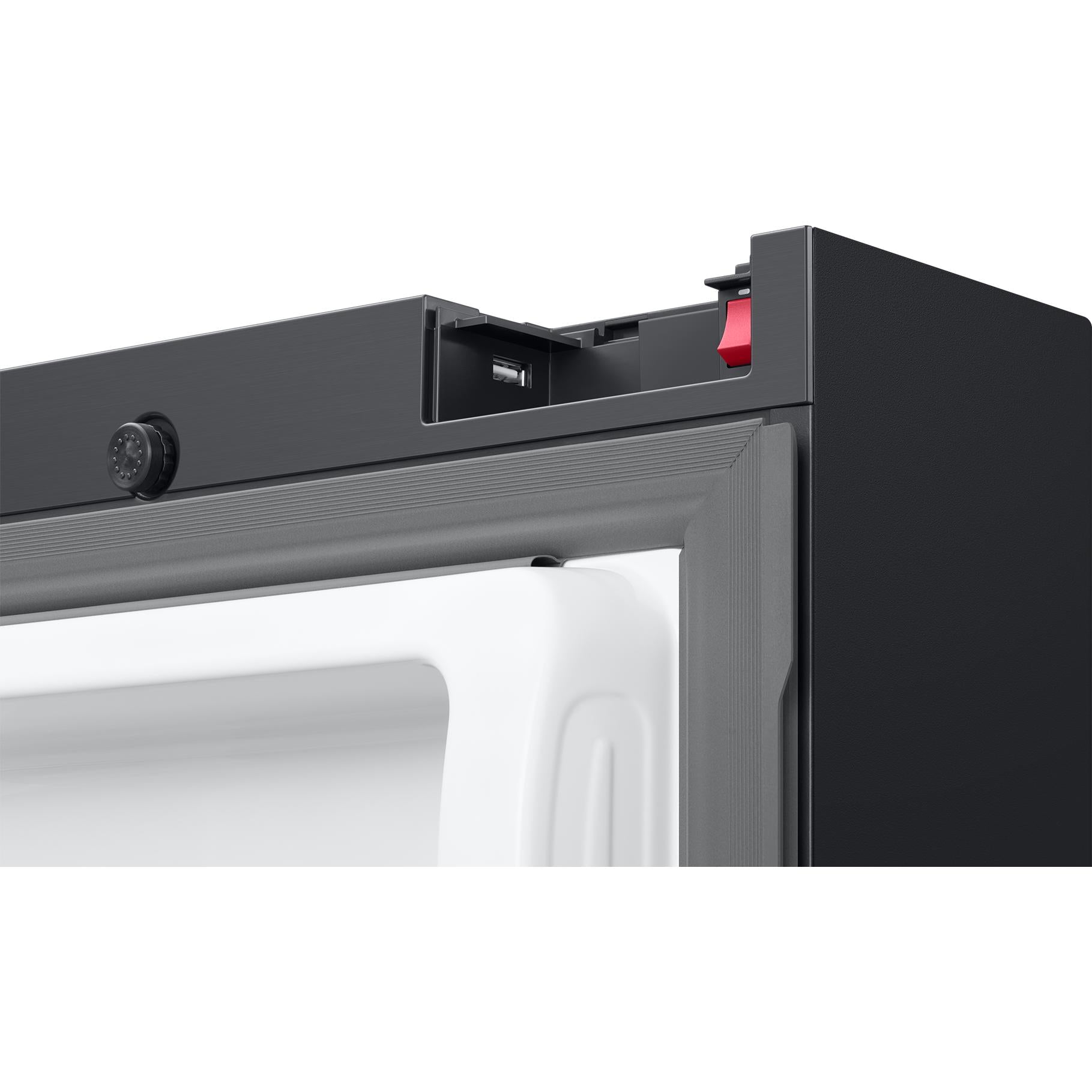 Samsung 36 Inch 23 Cu.Ft. Bespoke AI Counter Depth 4-Door French Door Refrigerator RF90F23BECRAA IMAGE 9
