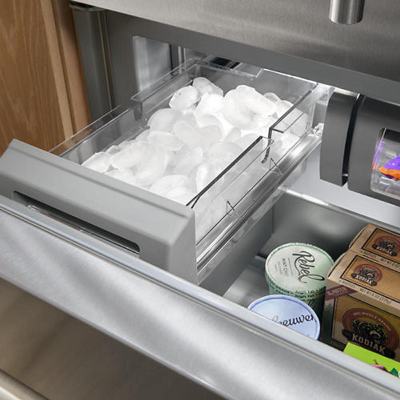 KitchenAid 36-inch, 20.8 cu. ft. Built-in French 3-Door Refrigerator KBFN536SBE IMAGE 10