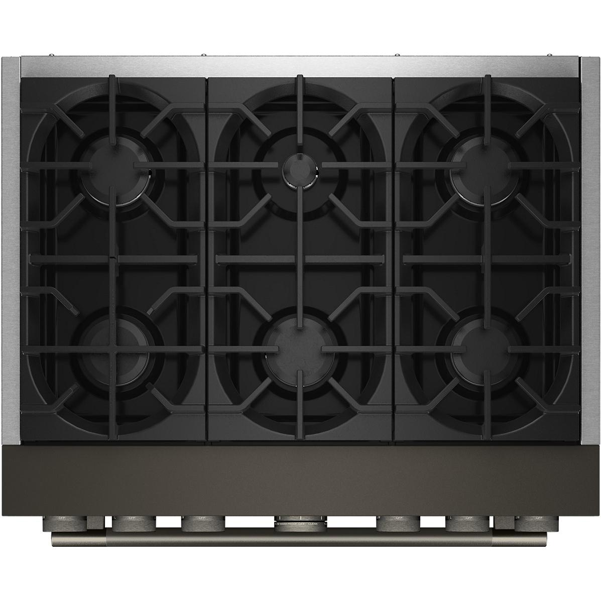 KitchenAid 36-inch, 5.1 cu. ft. Freestanding Commercial-Style Dual-Fuel Range with Even-Heat™ True Convection KFDS936SBE IMAGE 6