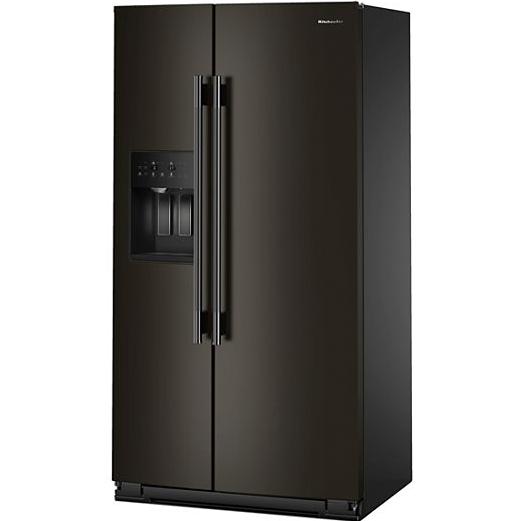KitchenAid 36-inch, 20.8 cu. ft. Counter-Depth, Side-by-Side Refrigerator with Ice and Water Dispenser KRSC536RBE IMAGE 4
