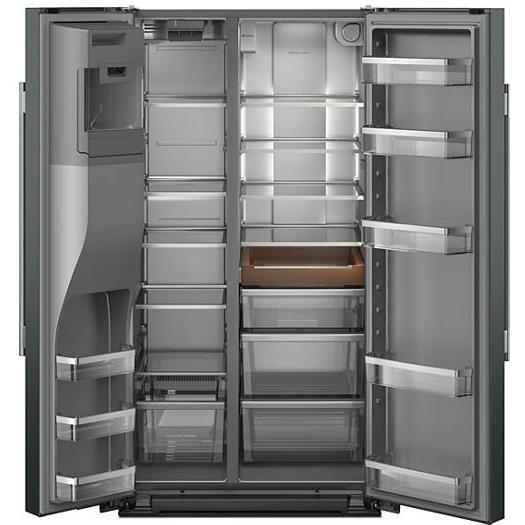 KitchenAid 36-inch, 20.8 cu. ft. Counter-Depth, Side-by-Side Refrigerator with Ice and Water Dispenser KRSC536RJP IMAGE 3