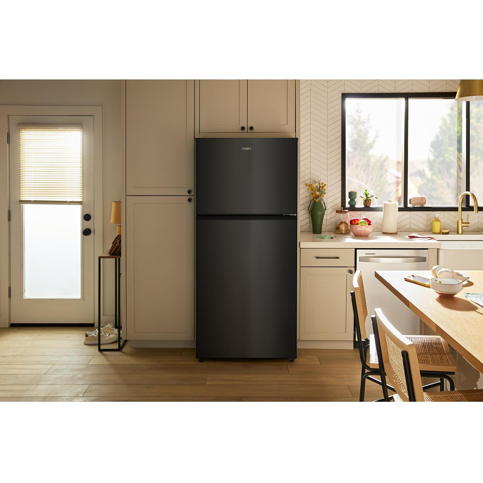 Whirlpool 29.5-inch, 19 Cu. Ft. Top Freezer Refrigerator with Total Coverage Cooling WRTX5419SB IMAGE 19