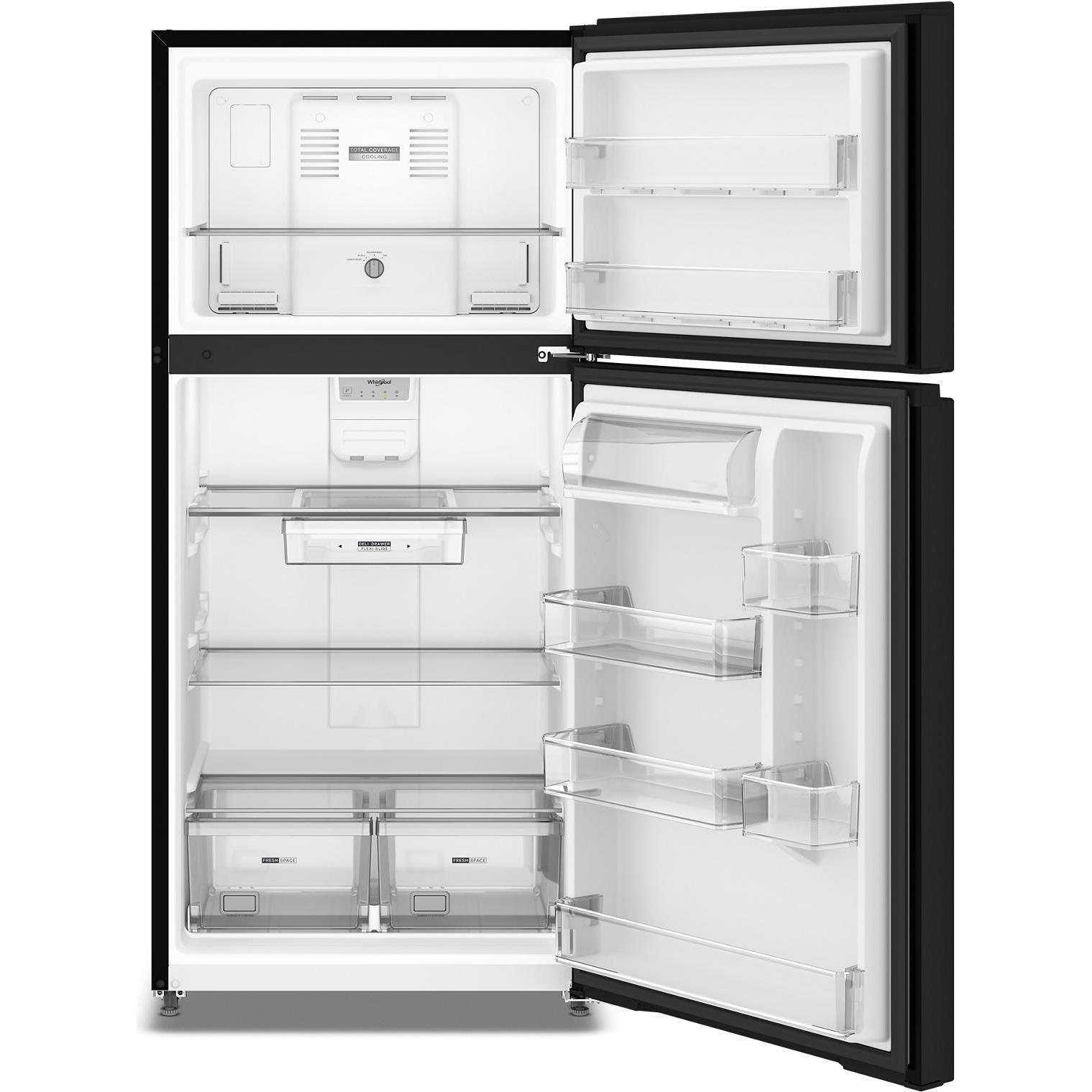 Whirlpool Freestanding Top Freezer Refrigerator WRTX5419SB IMAGE 2