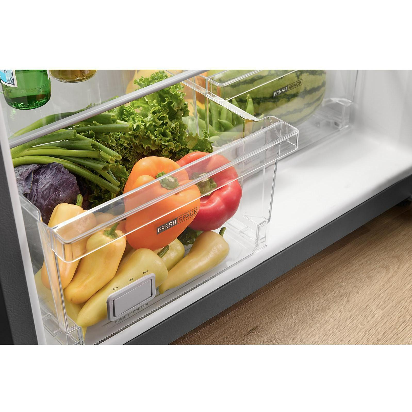 Whirlpool 29.5-inch, 19 Cu. Ft. Top Freezer Refrigerator with Total Coverage Cooling WRTX5419SW IMAGE 8