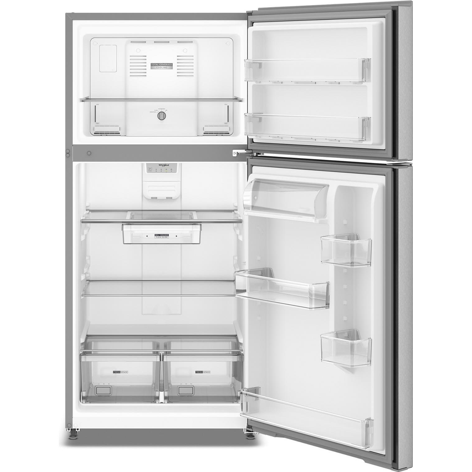 Whirlpool Freestanding Top Freezer Refrigerator WRTX5419SZ IMAGE 2