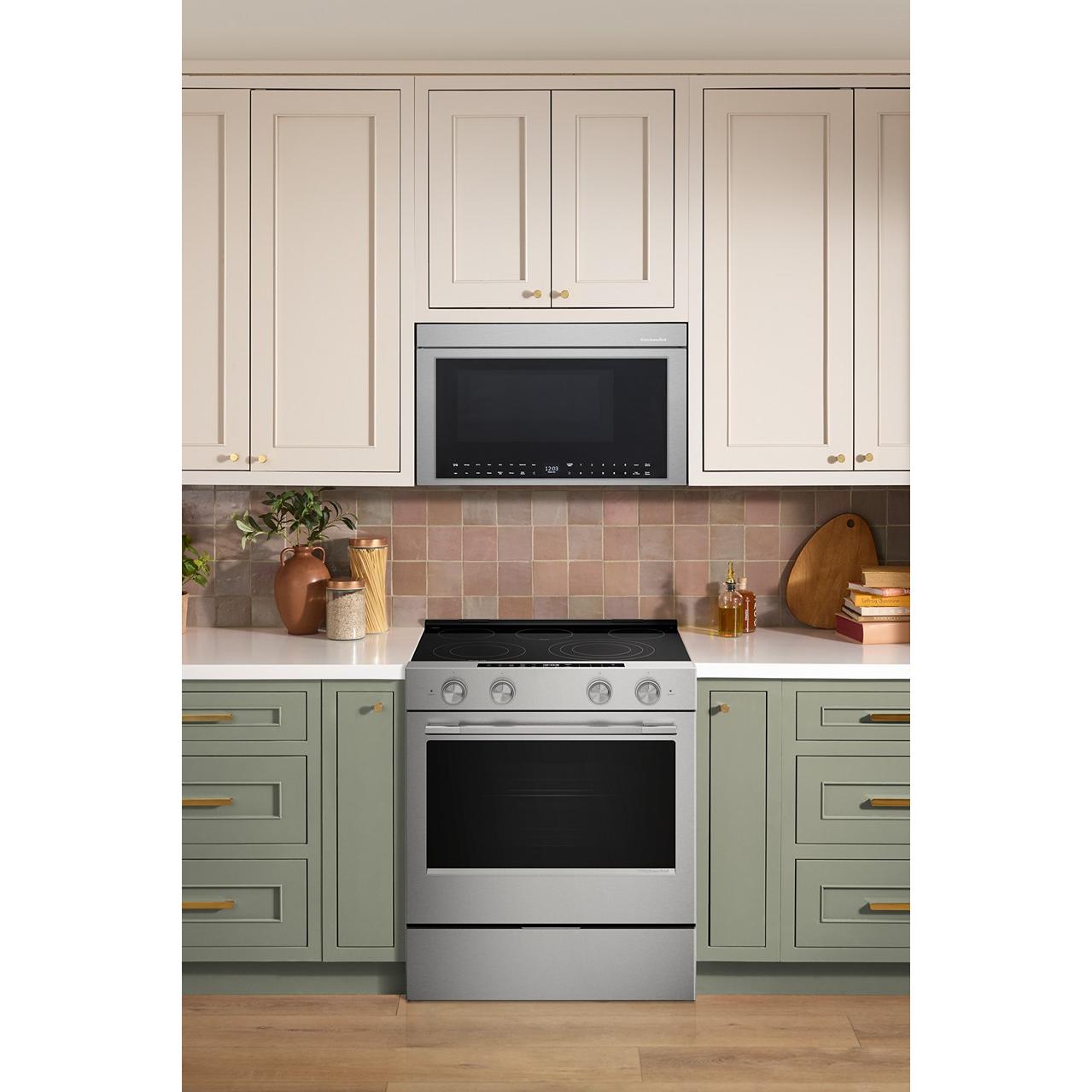 KitchenAid 30-inch Slide-in Electric Range with Convection Cooking Modes YKSES530SPS IMAGE 10