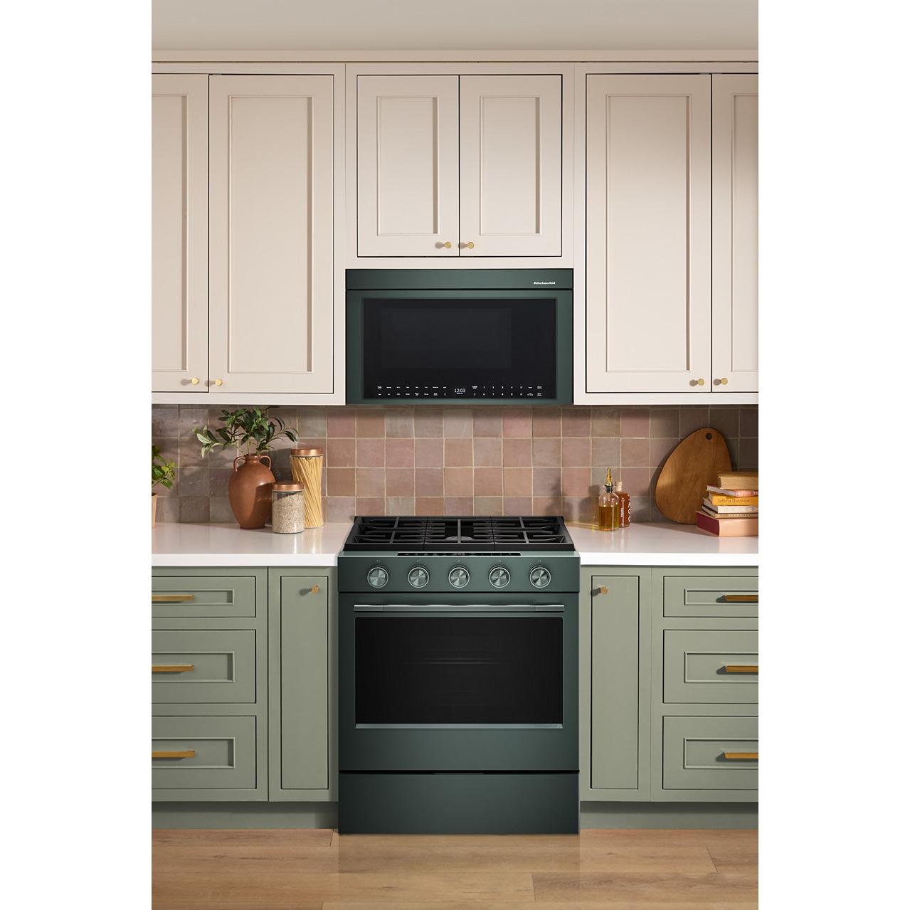 KitchenAid 30-inch Smart Slide-in Gas Range with Convection Cooking Modes and 2-in-1 Burner KSGS530SJP IMAGE 7