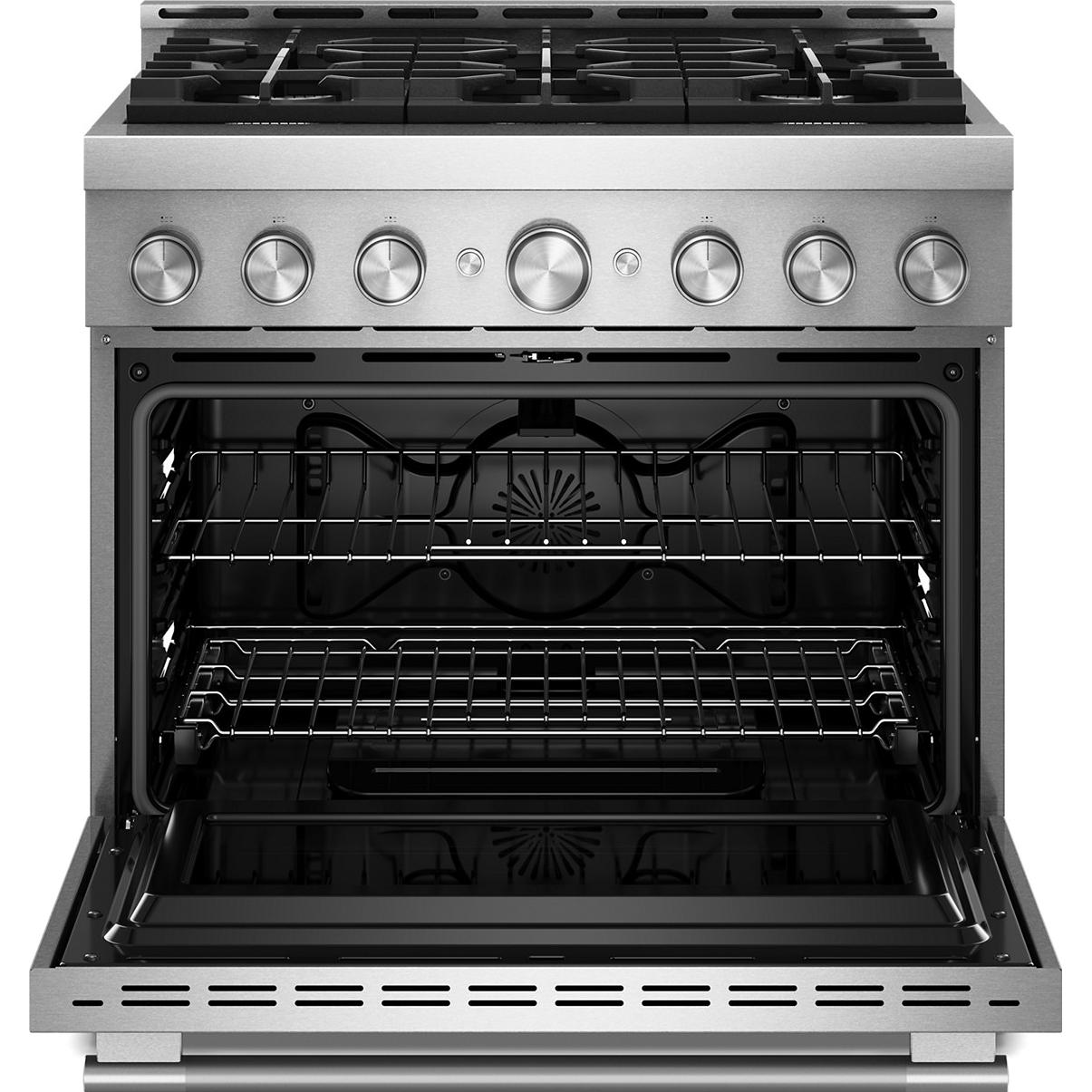 KitchenAid 36-inch Slide-in Gas Range with 6 Burners KFGS936SSS IMAGE 3