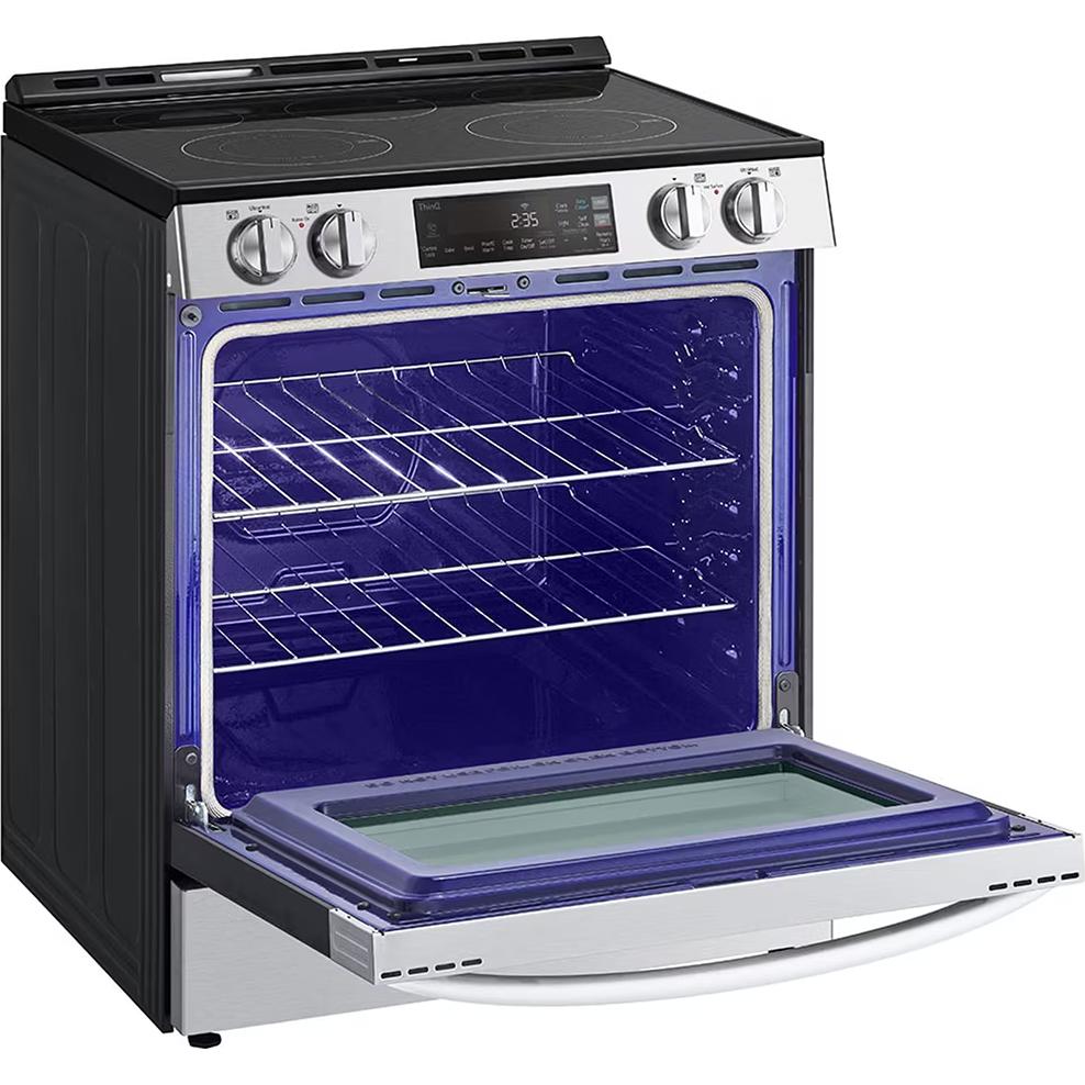 LG 30-inch Slide-in Smart Electric Range with Wi-Fi LSEL6331XE IMAGE 7