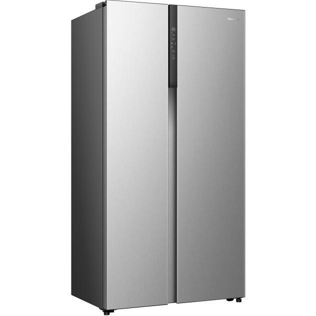 Hisense 36-inch, 19.2 Cu.Ft Side-by-Side Fridge with Recessed Handle RS19A2CSD IMAGE 2