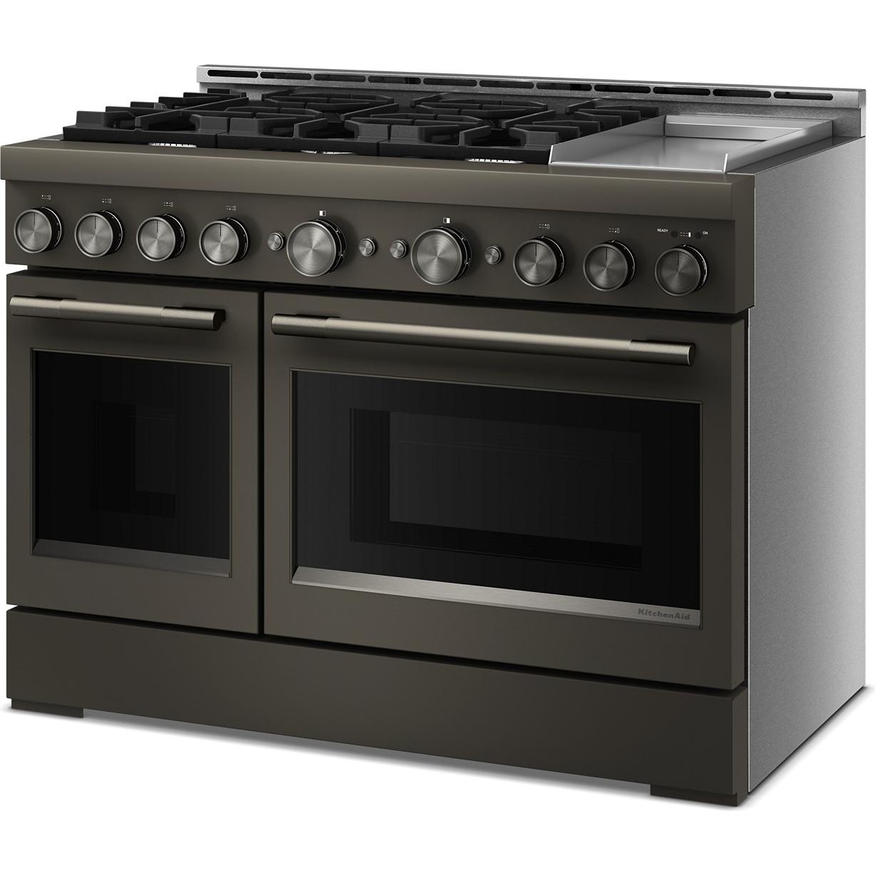 KitchenAid 48-inch Freestanding Gas Range with 6 Burners and Griddle KFGD948SBE IMAGE 5