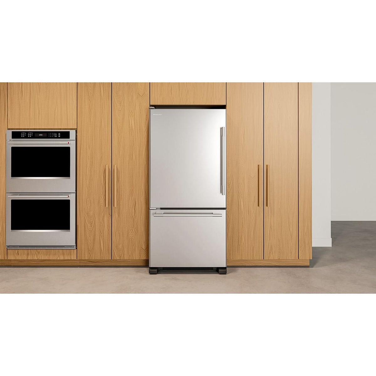 KitchenAid 30-inch, 18.7 cu. ft. Freestanding Bottom Freezer Refrigerator with Full-Width Pantry Drawer KRBL130SPS IMAGE 5