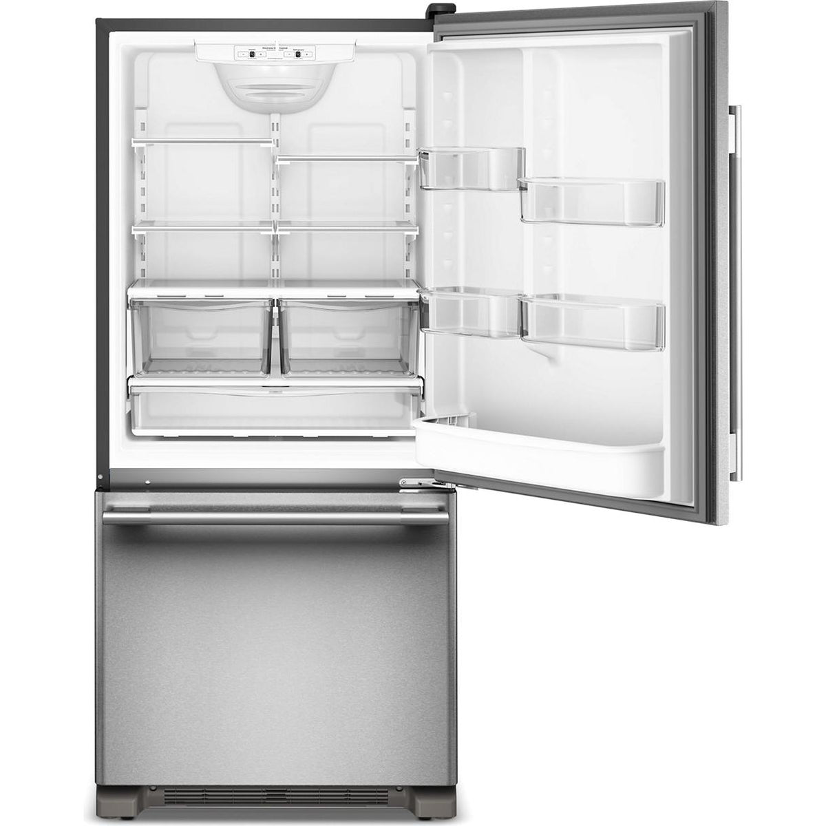 KitchenAid 30-inch, 18.7 cu. ft. Freestanding Bottom Freezer Refrigerator with Full-Width Pantry Drawer KRBR130SPS IMAGE 10