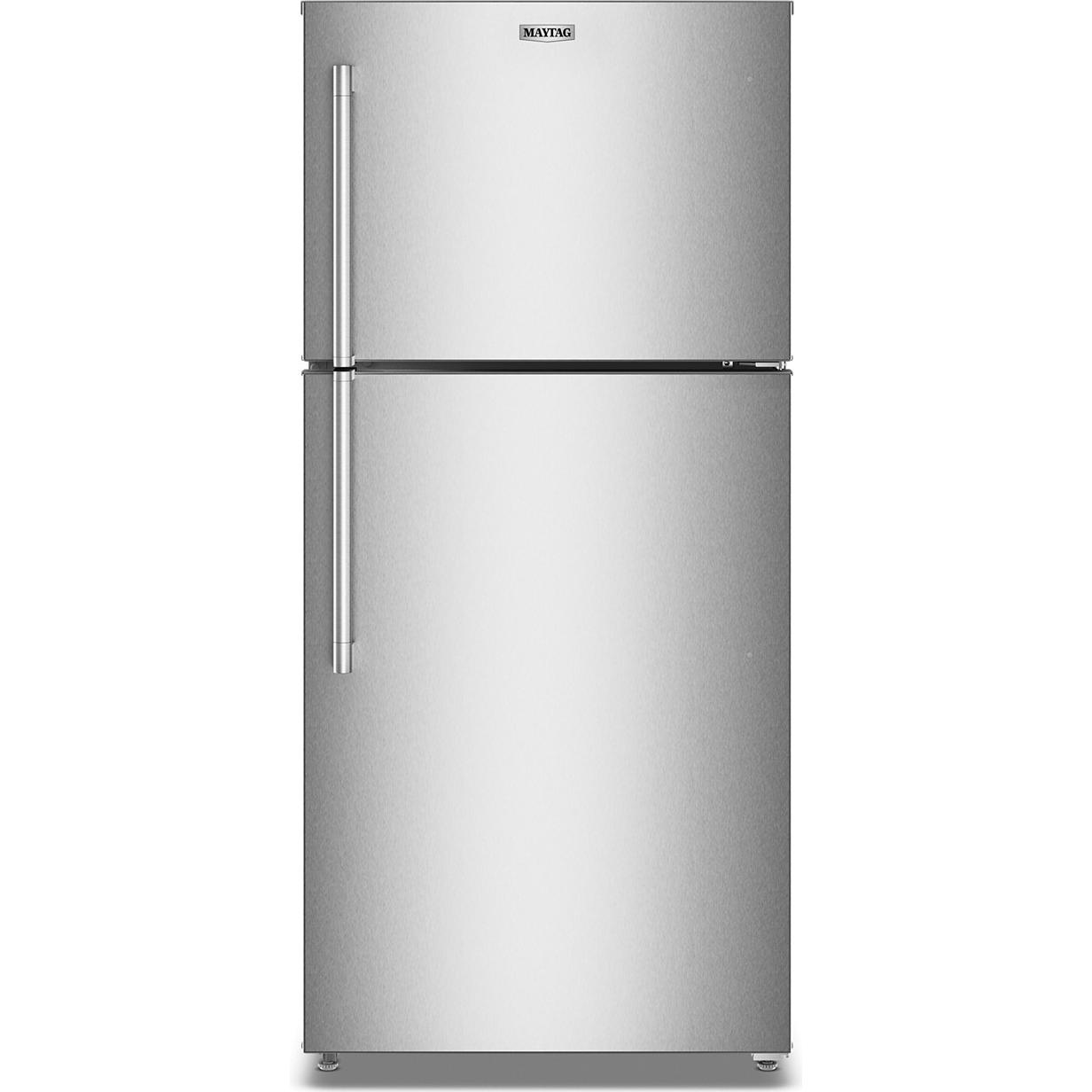 Maytag 30-inch, 19 cu. ft. Freestanding Top Freezer Refrigerator with EvenAir™ Cooling Tower MRTX5119SZ IMAGE 1
