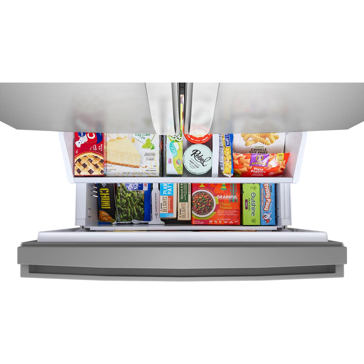 Whirlpool 36-inch, 24.3 cu. ft. Counter-Depth French 3-Door Refrigerator with True Clearance Hinges WRFC3036RZ IMAGE 10