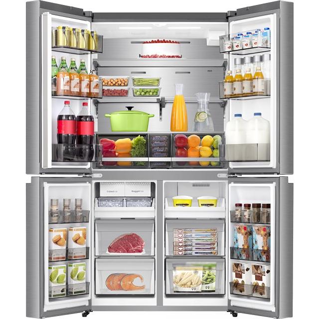 Hisense 36-inch, 22.6 cu. ft. Freestanding French 4-Door Refrigerator with Water and Ice Dispensing System RQ23G4FSEI IMAGE 2