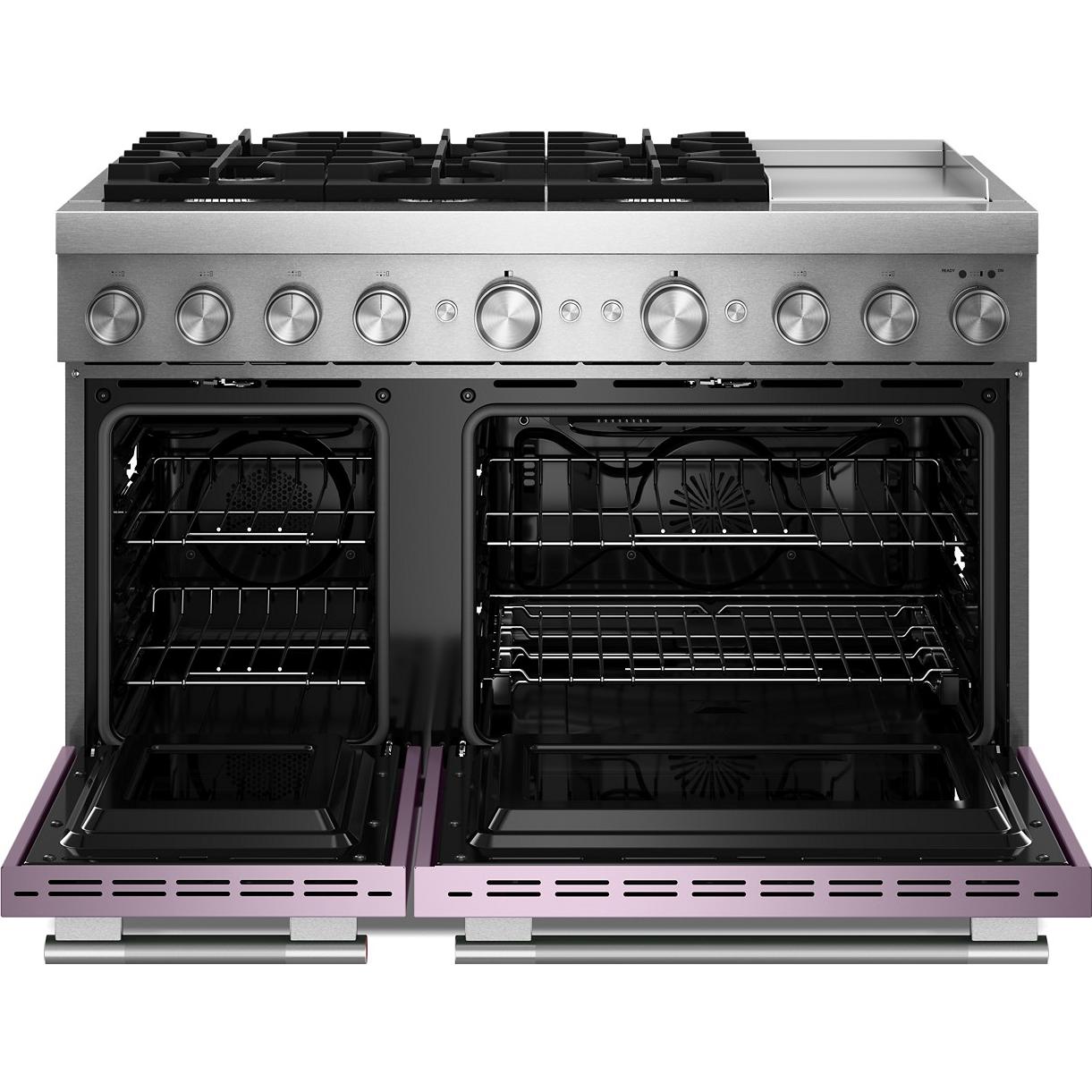KitchenAid 48-inch Freestanding Commercial-Style Dual-Fuel Range with Griddle KFDD948SWF IMAGE 2