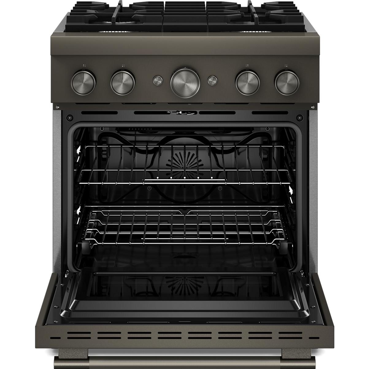 KitchenAid 30-inch Freestanding Commercial-Style Dual-Fuel Range KFDS930SBE IMAGE 2