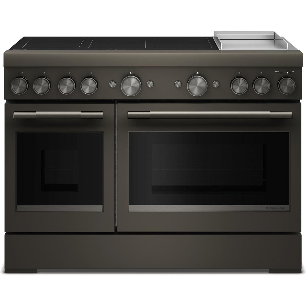 KitchenAid 48-inch Freestanding Induction Range with 6 Elements and Griddle KFID948SBE IMAGE 1