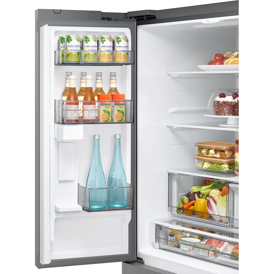 Samsung French 3-Door Refrigerator with In-Door Tall Dispenser RF70H25KERAA IMAGE 10