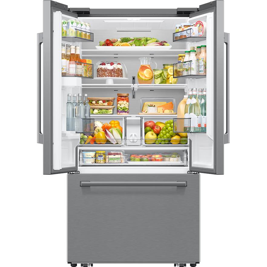 Samsung French 3-Door Refrigerator with In-Door Tall Dispenser RF70H25KERAA IMAGE 5