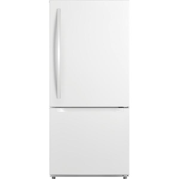 Frigidaire 30-inch, 18.7 cu. ft. Freestanding Bottom Freezer Refrigerator FRBE1925AW IMAGE 1