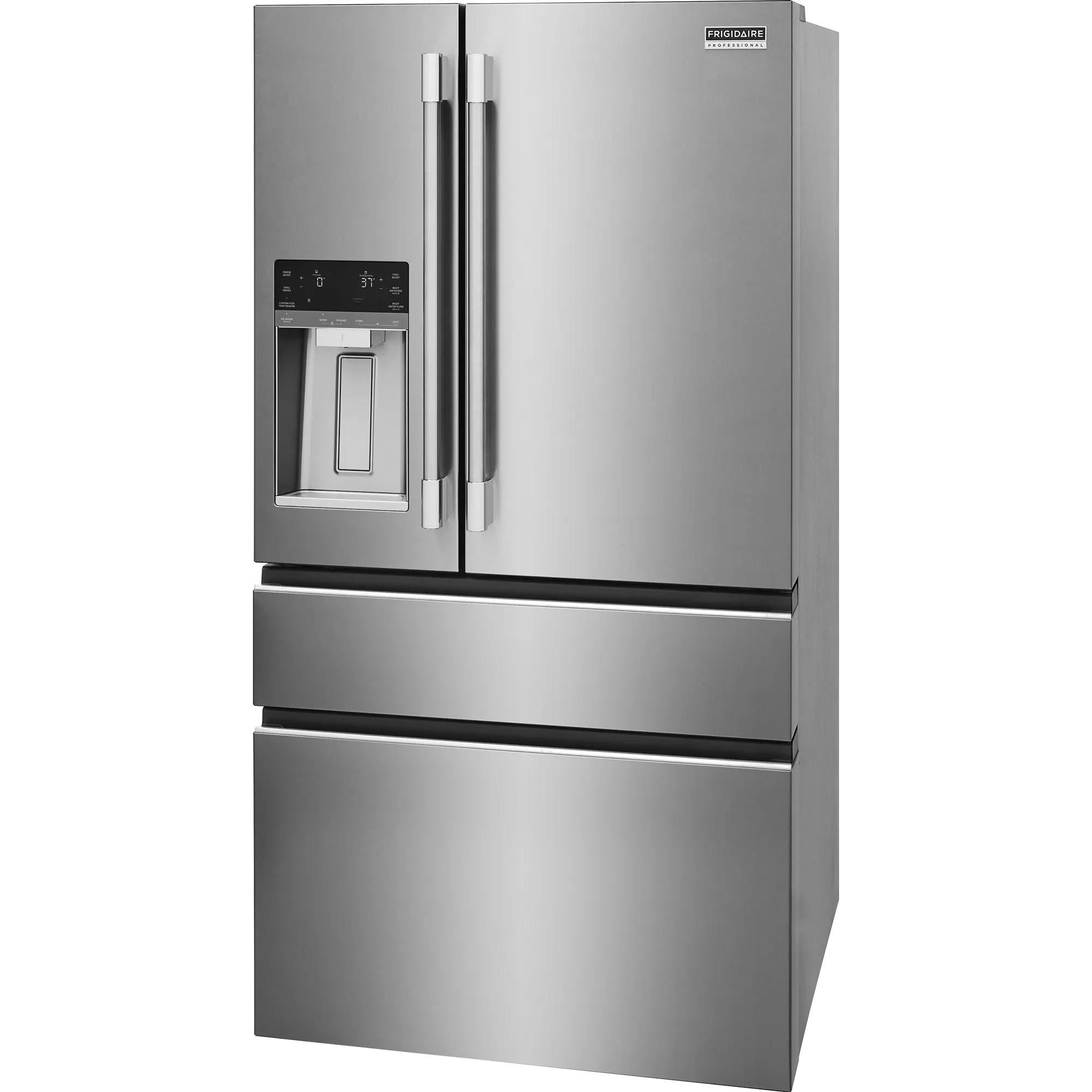 Frigidaire Professional 36-inch, 26.3 cu. ft. Freestanding French 4-Door Refrigerator with Custom-Flex® Temperature Drawer PRMS2790BF IMAGE 13