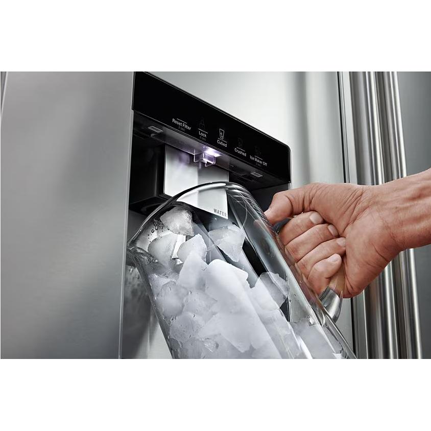 Maytag 36-inch, 29.58 cu. ft. Freestanding French 3-Door Refrigerator with In-Door-Ice® Dispensing System MRFF5336TZ IMAGE 10