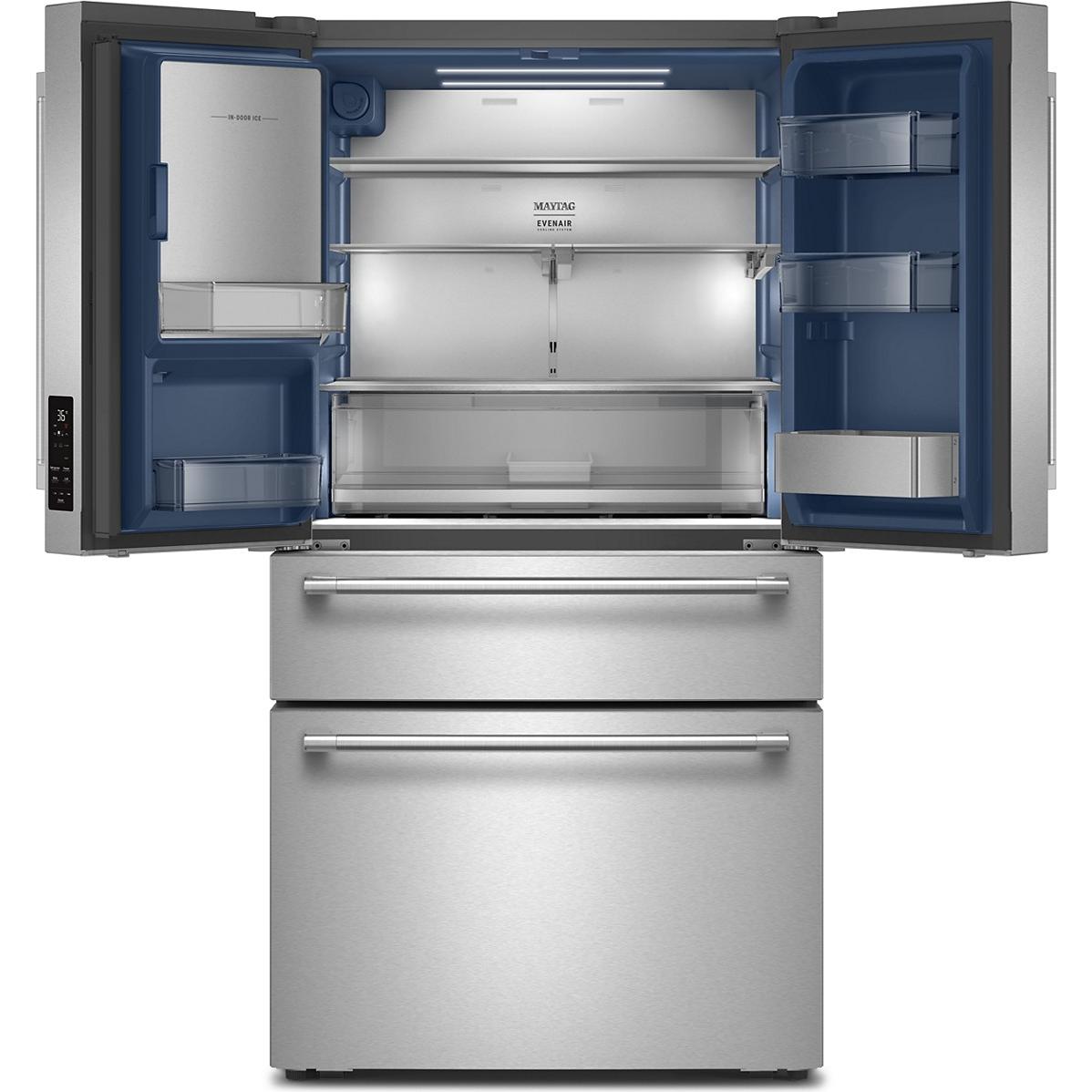 Maytag 28.9 cu. ft. Freestanding French 4-Door Refrigerator with Exterior Water and Ice Dispensing System MRMF5436TZ IMAGE 3