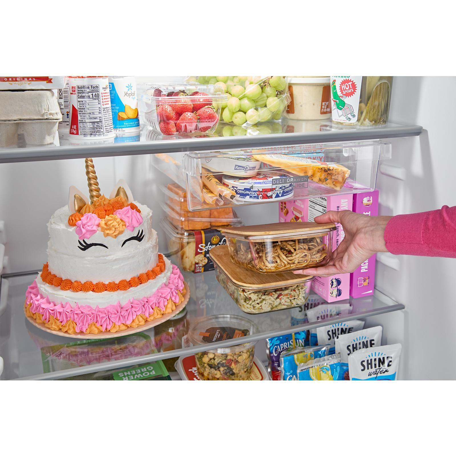 Whirlpool 28-inch, 18.0 Cu. Ft. Top Freezer Refrigerator with Total Coverage Cooling WRTX5118TB IMAGE 7