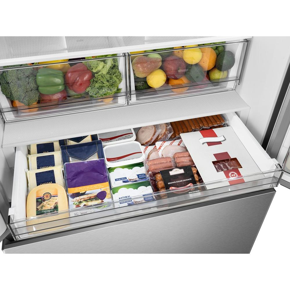 Hisense 36-inch, 30 cu. ft. French Door Refrigerator with Ice & Water Dispenser HRF300P7DSE IMAGE 11