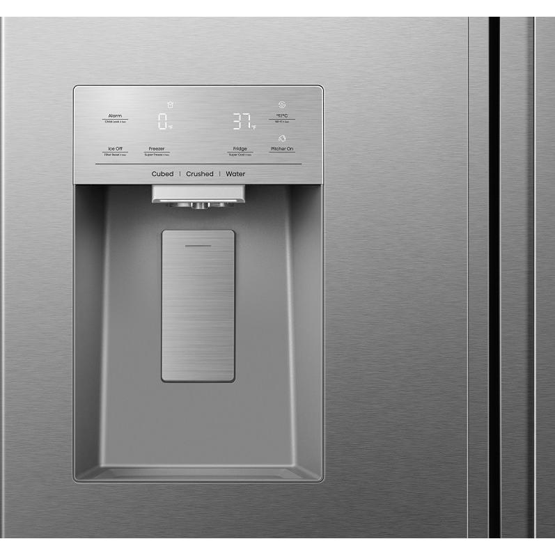 Hisense 36-inch, 30 cu. ft. French Door Refrigerator with Ice & Water Dispenser HRF300P7DSE IMAGE 5
