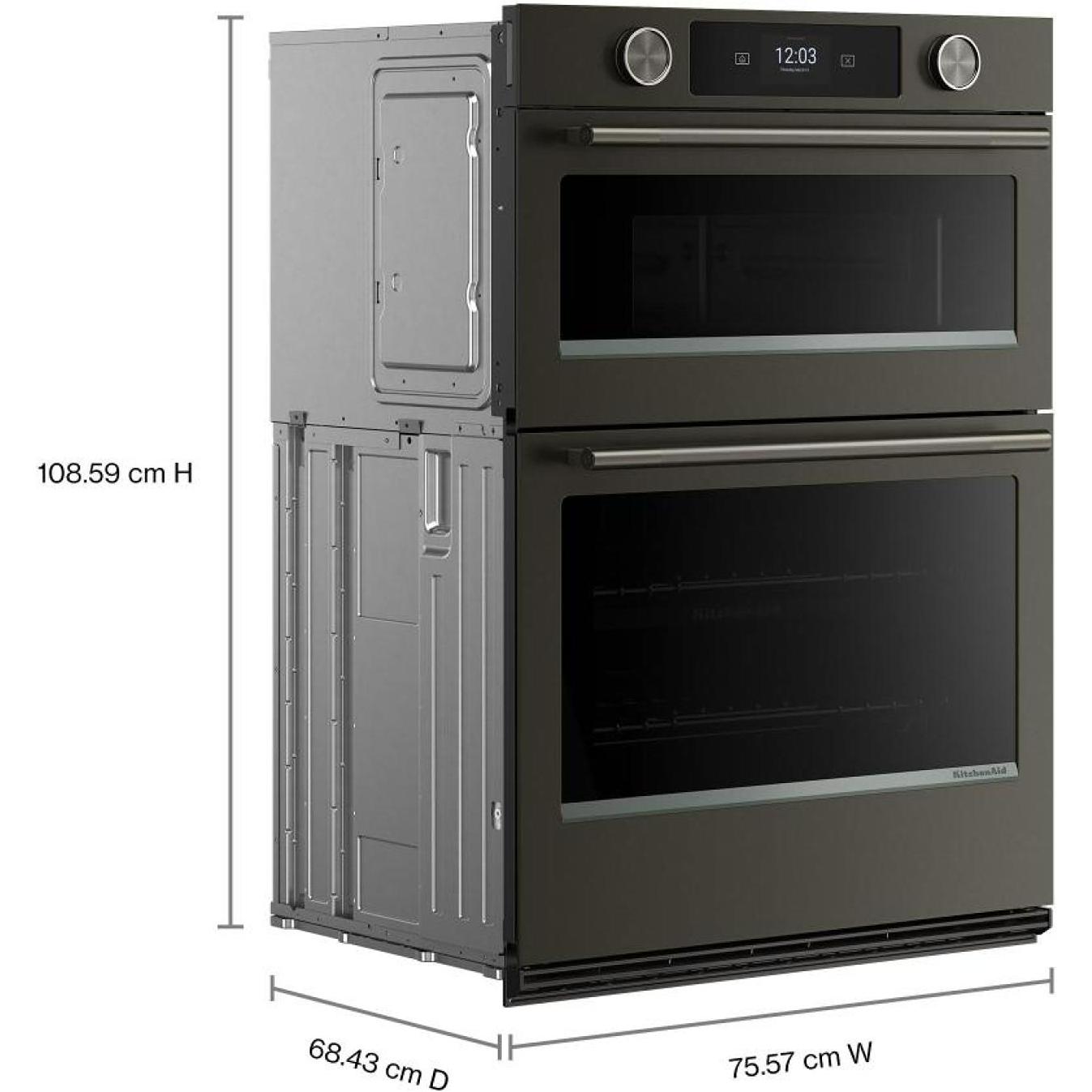 KitchenAid 30-inch Smart Electric Combo Wall Oven with Intelligent Cooking Camera KOEC930SBE IMAGE 10