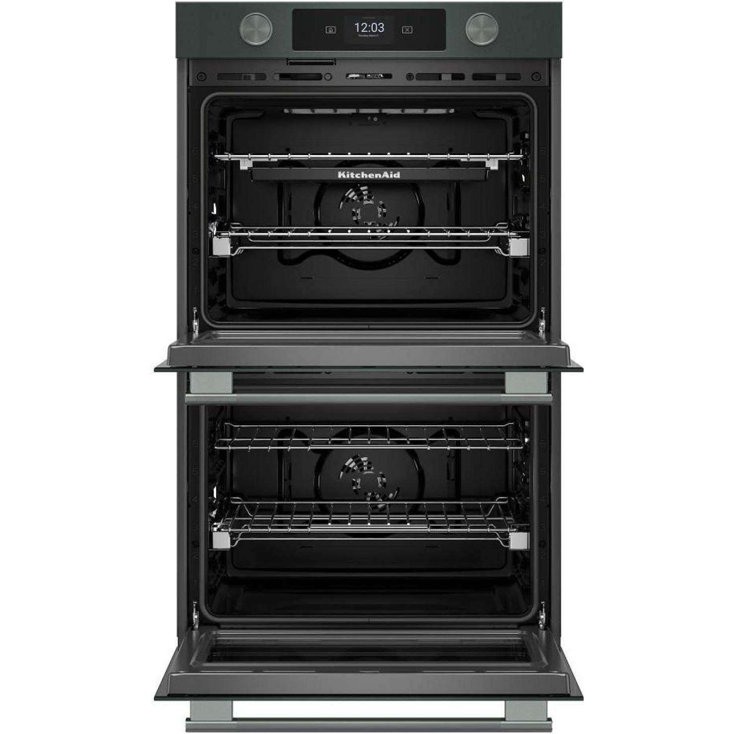 KitchenAid 30-inch Smart Electric Double Wall Oven with Intelligent Cooking Camera KOED930SBE IMAGE 2