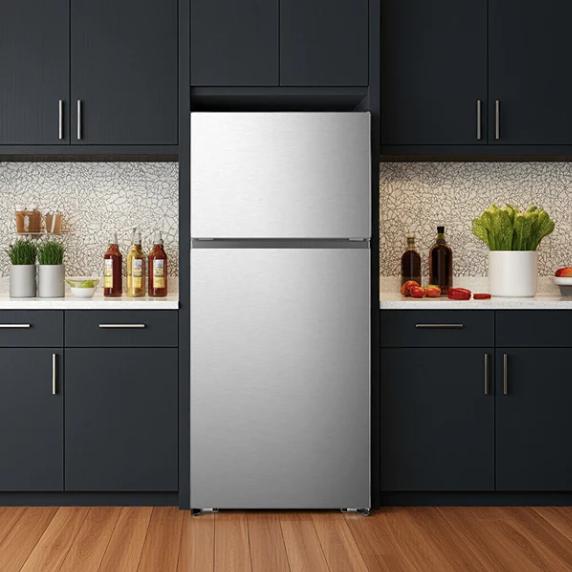 Vesta Whitehorse 30-inch, 18 cu. ft. Freestanding Top Freezer Refrigerator VRF-Whitehorse-30SS IMAGE 8