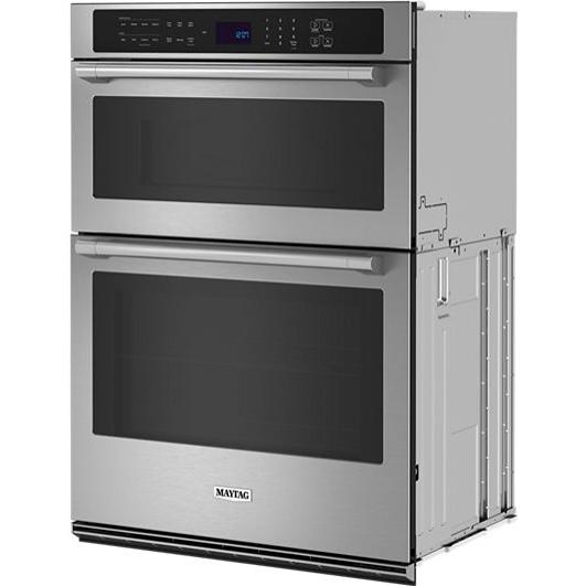 Maytag 30-inch, 6.4 cu. ft. Built-in Combination Wall Oven with Microwave Oven and EvenAir™ True Convection Technology MOEC4030TZ IMAGE 3