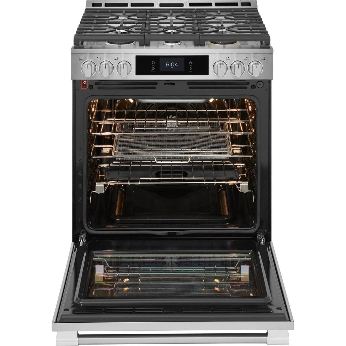 Frigidaire Professional 30-inch Gas Range with Stone-Baked Pizza PCFG3085BF IMAGE 3
