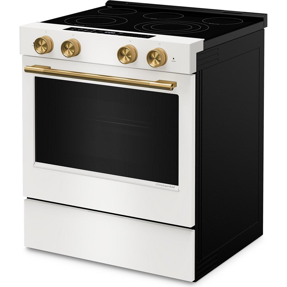 KitchenAid 30-inch Slide-in Electric Range with Convection Cooking Modes YKSES530SPL IMAGE 3